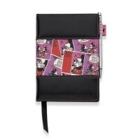 Записная книжка Cross Disney "Kомикс" Journal, черная с розовым принтом